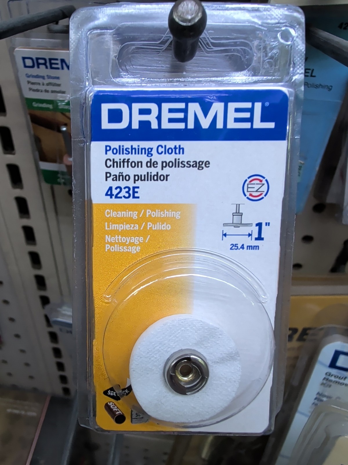 DREMEL 423E ROTARY POWER TOOL 1&Prime; MUSLIN BUFFING WHEEL ATTACHMENT NEW 6199673