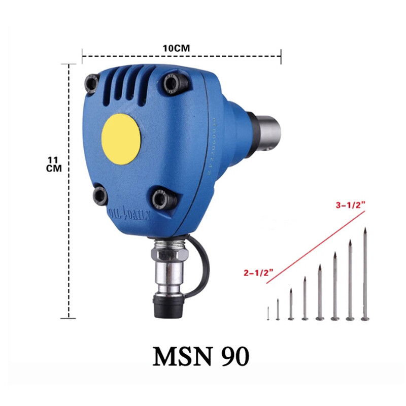 Pneumatic Hammer Nailer 14Ga Air Palm Nailer MSN90 Carpentry Hammer Tacker
