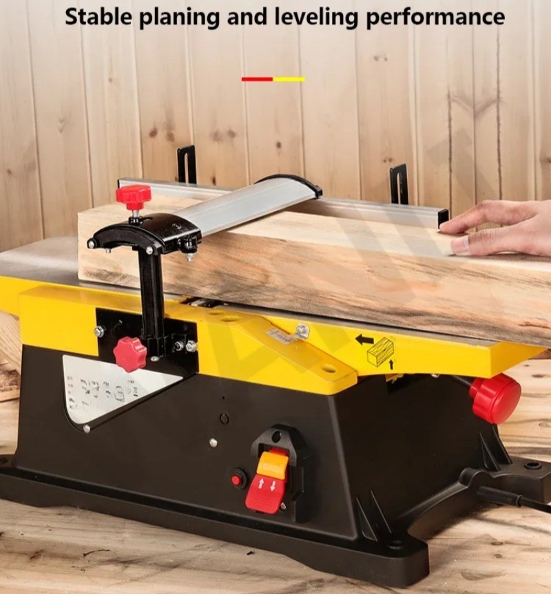 Home Use Compact Multi-Function Electric Planer – Desktop Woodworking Planer