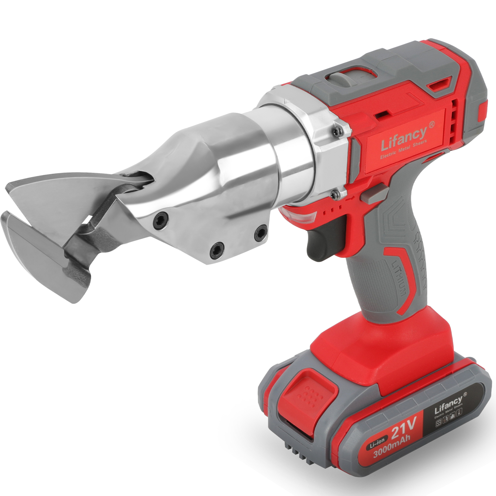 Heavy Duty Cordless Metal Cutting Shears Sheet Shear Cutter 2 Battery Scissor