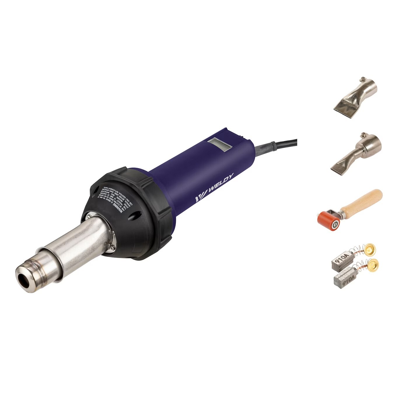 WELDY 1600W HT1600 Digital Heat Gun Hot Air Tool, Overlap Welding Kit 120V USA