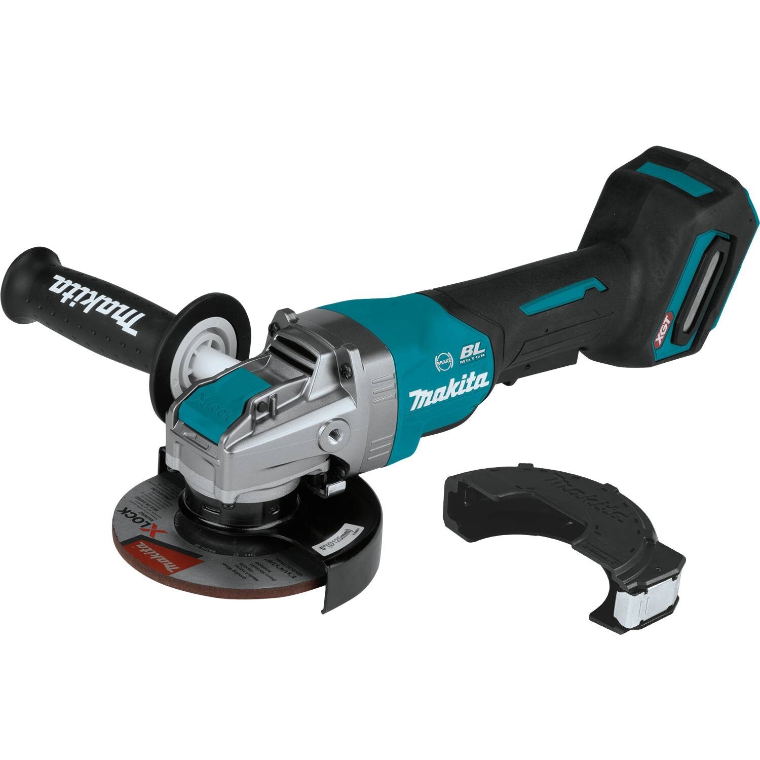 Makita GAG13Z 40V max XGT Brushless 4‑1/2&Prime;/5&Prime; X‑LOCK Paddle Switch Angle Grinder