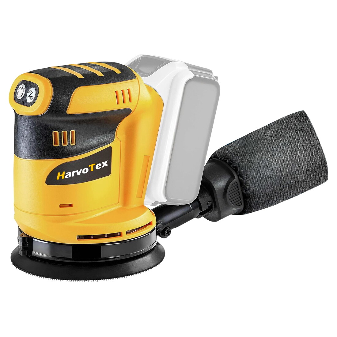 Cordless 125 mm Random Orbital Sander for Dewalt 20V Battery, 11000 rpm