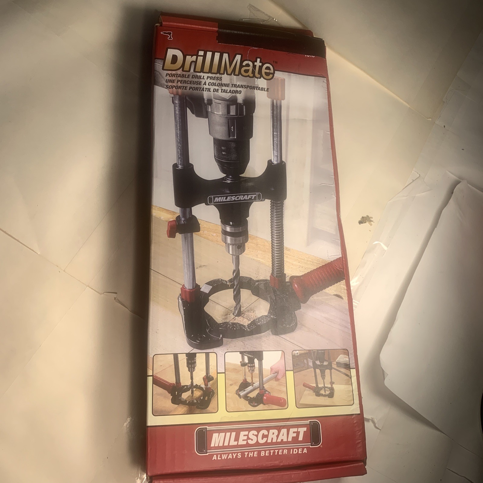 Milescraft 1318 Drill Mate Portable Drill Press Guide Jig Multi Angle Settings