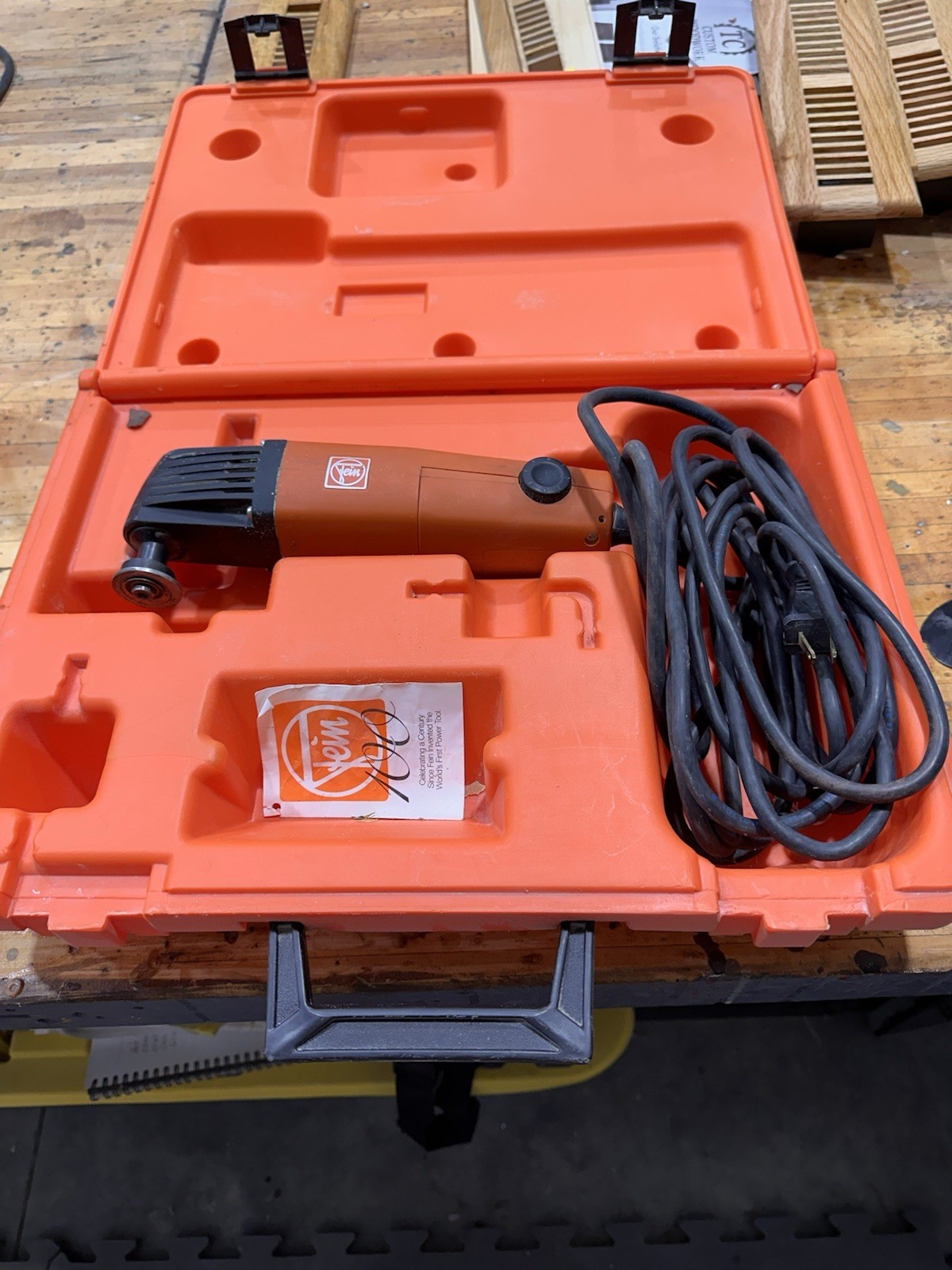 Fein MSXE 636 II Multimaster Multi Tool with case.