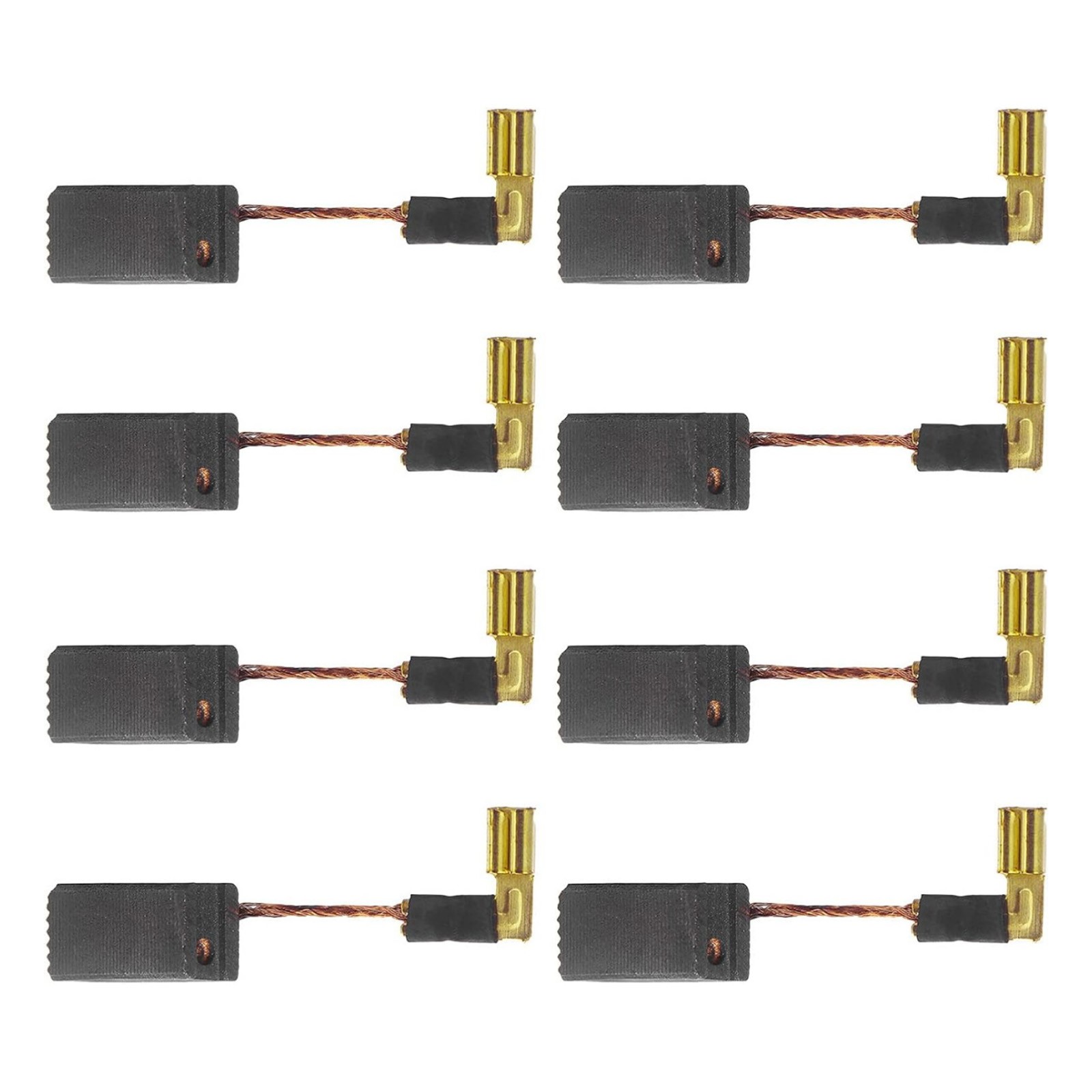 8 Pack Carbon Motor Brush Compatible For DeWalt DWE4011 DWE4011N DWE4012 DWE4120