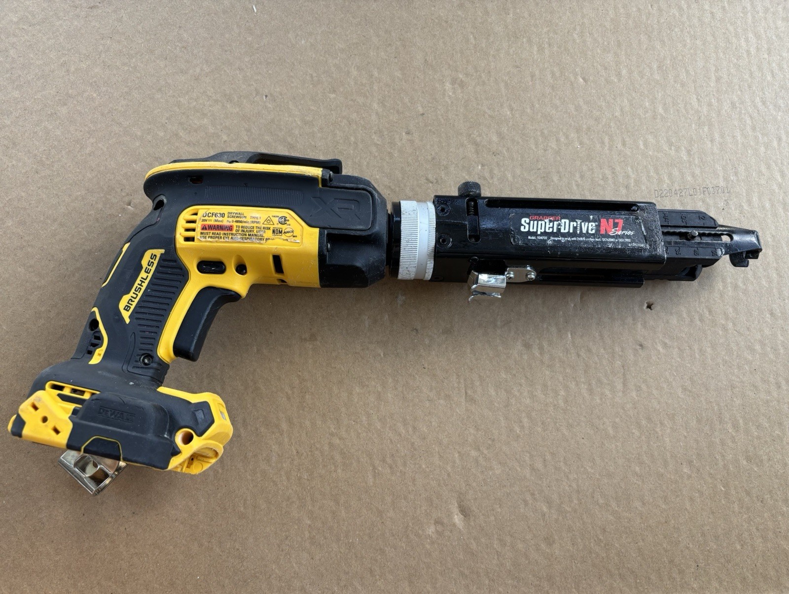 Dewalt DCF630N +SDN7d2 20V MAX Brushless Continuous Dry Wall Screw Gun