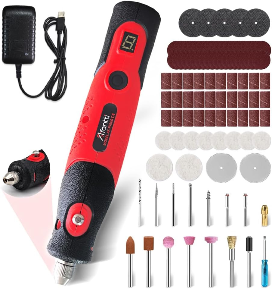 Corded Rotary Tool Electric Detail Sander Small Grinder Pen Kit Set | 5-Speeds |