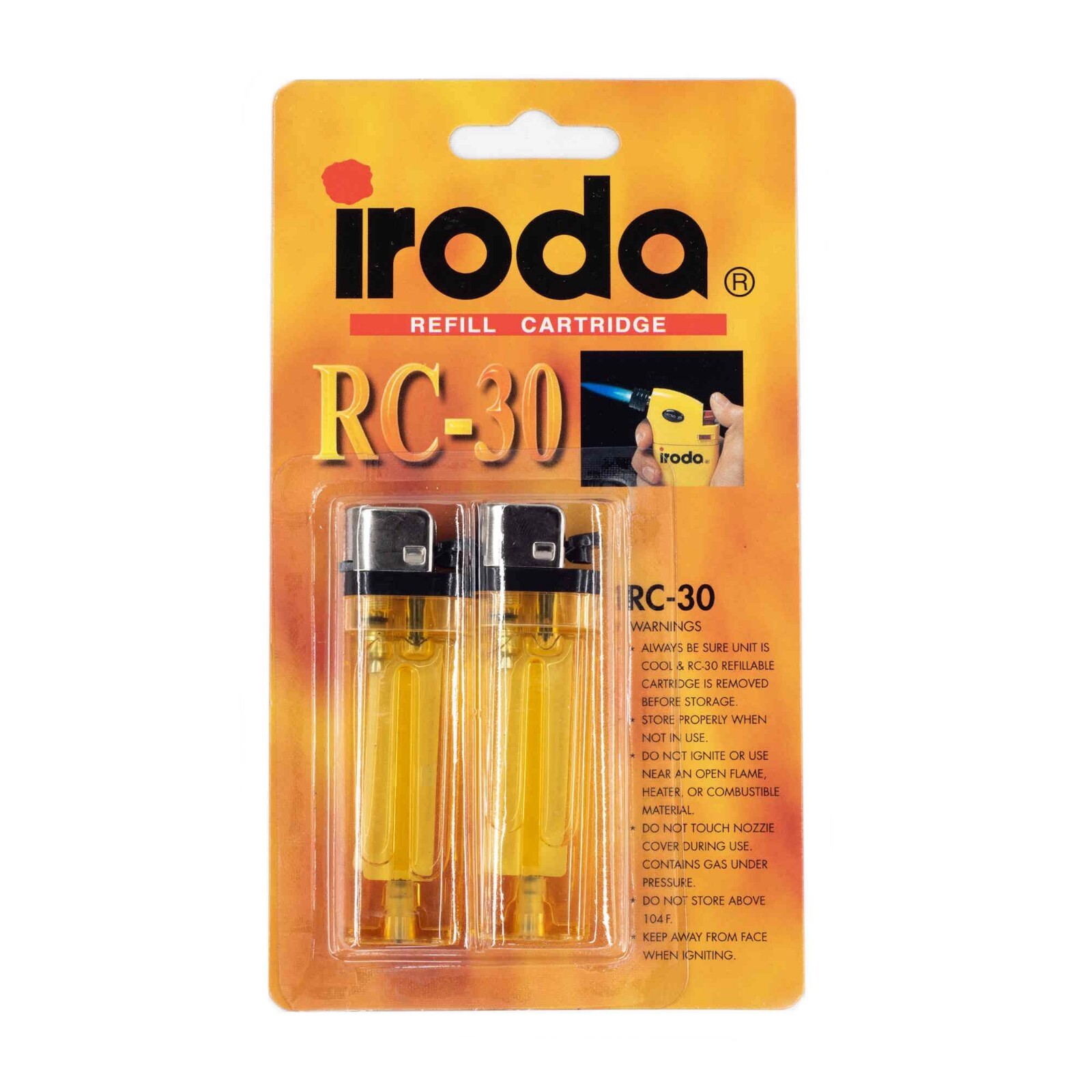 Iroda RC-30 Refillable Fuel Cells for MICRO-JET & MICRO-THERM Products (2 pack)