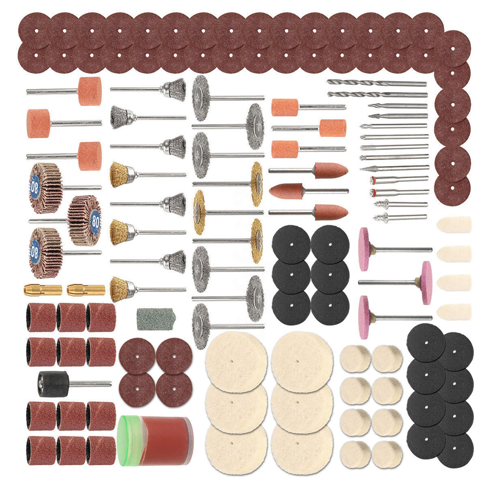 350pcs Rotary Tools Accessories Sanding Polishing Tool Grinding Kit For Dremel