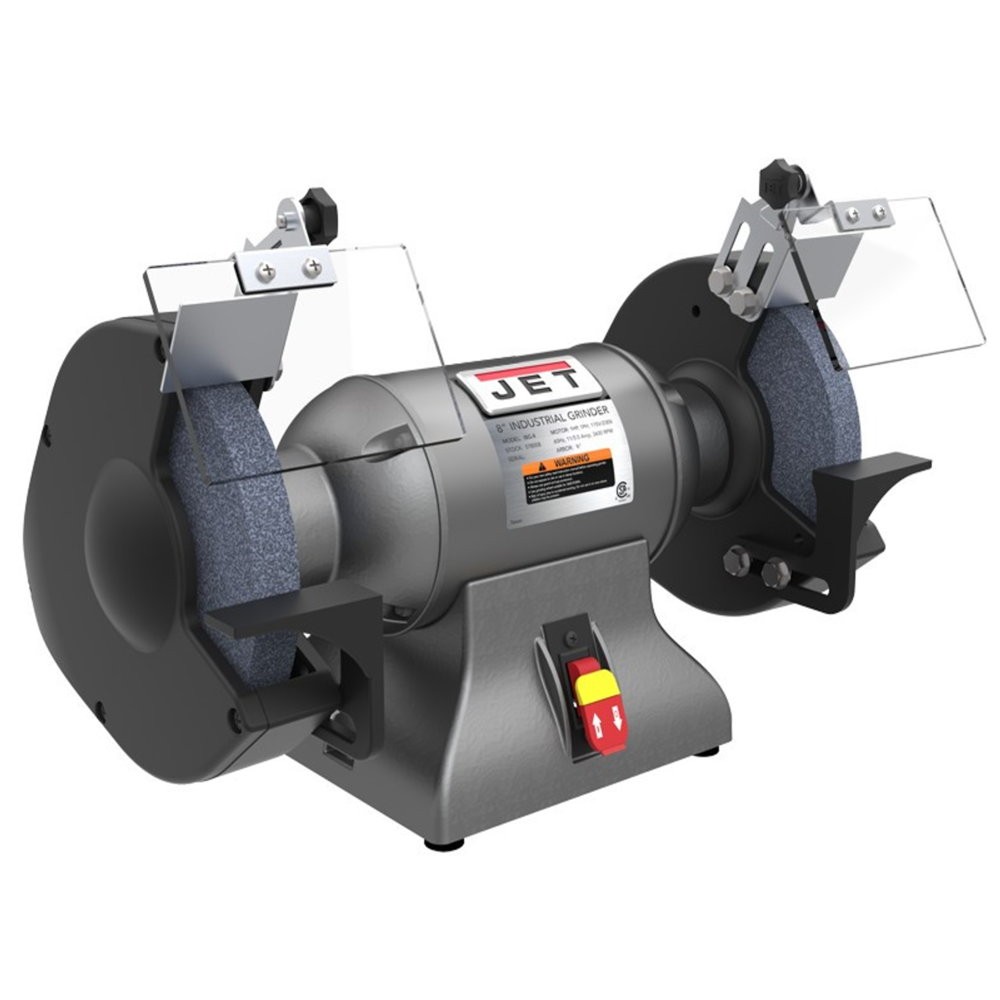 Jet 578008 IBG-8 8in Industrial Bench Grinder 1HP 115V 3450 RPM