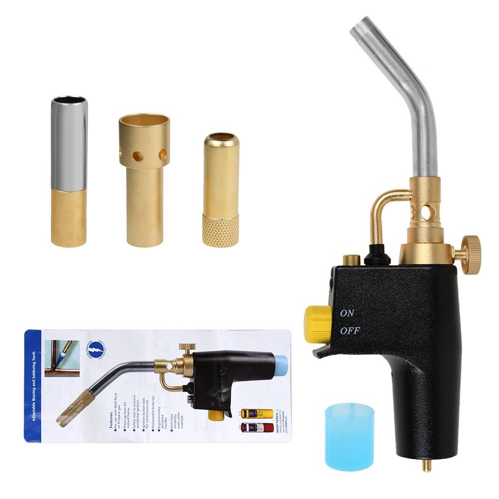 Plumbing Welding Torch Mapp Blow Torch Soldering Brazing Kit Set Propane Gas US