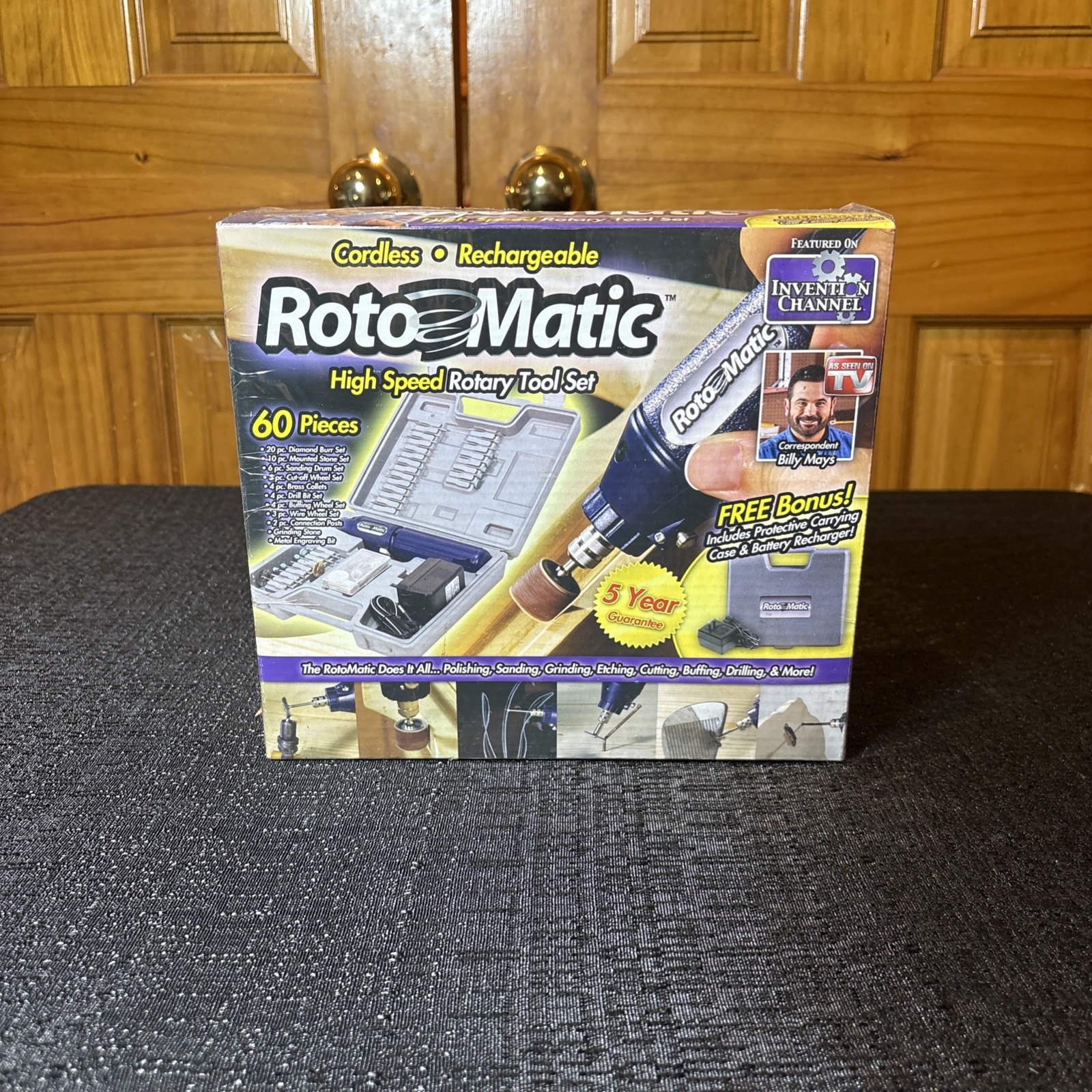 Roto Matic High Speed 60 Piece Rotary Tool Set As Seen on TV-sealed