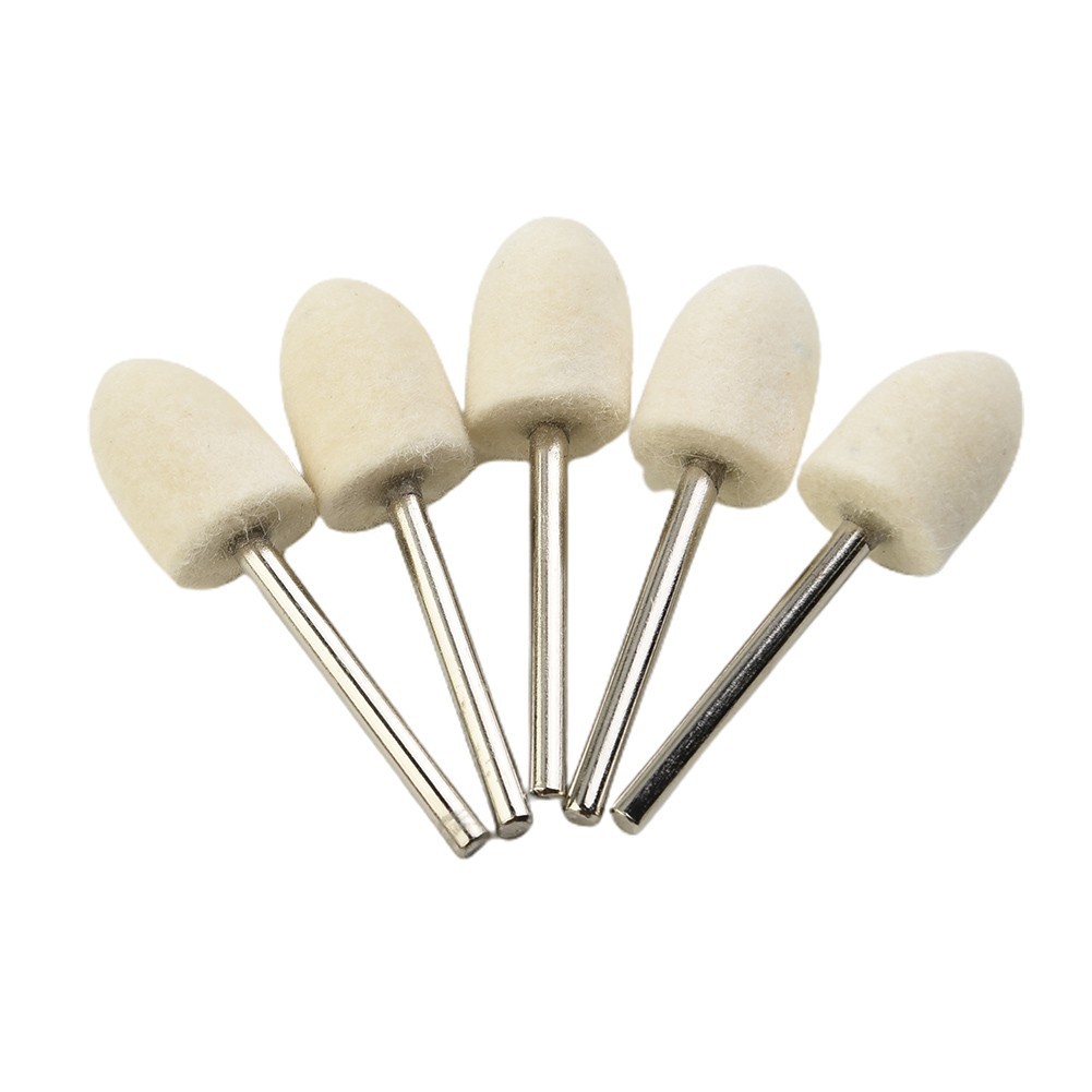 25pcs Grinding Wheel Felt Wool Buffing Pads Polishing Kit Rotary Tool Wood Set