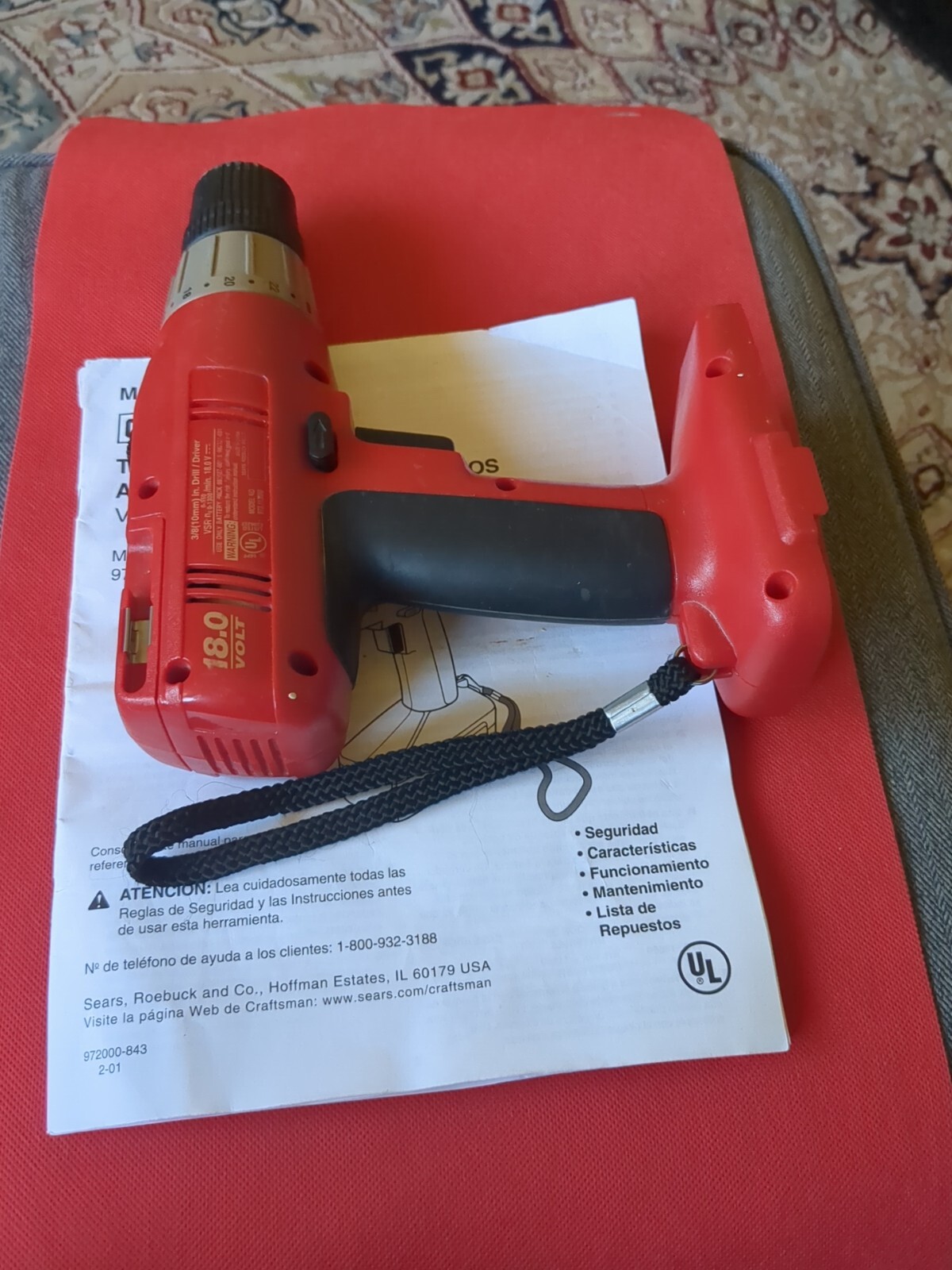 Craftsman (973.113060) 18.0 volt 3/8&Prime; Drill / Driver Cordless Drill Bare Tool