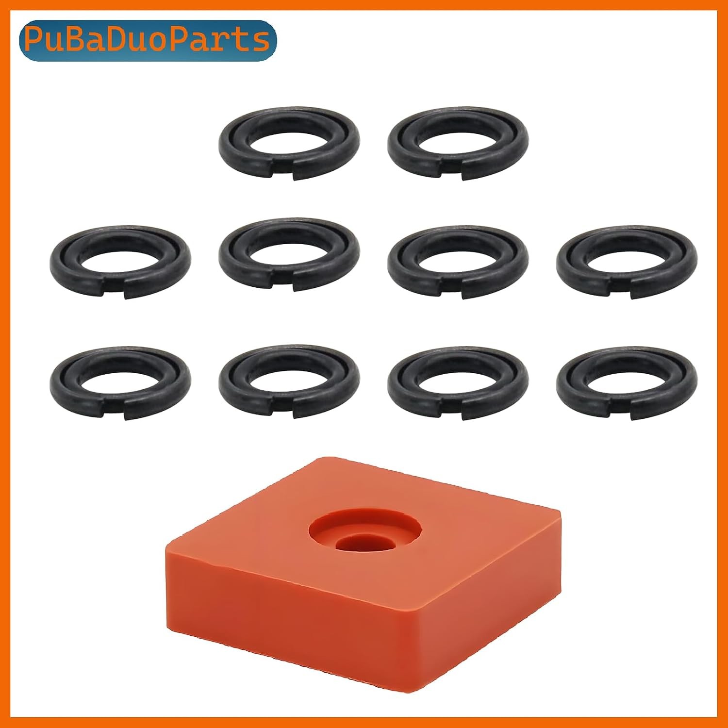 10 Sets 1/2 Inch Impact Wrench Retaining Rings O-Rings Anvil Install Tool
