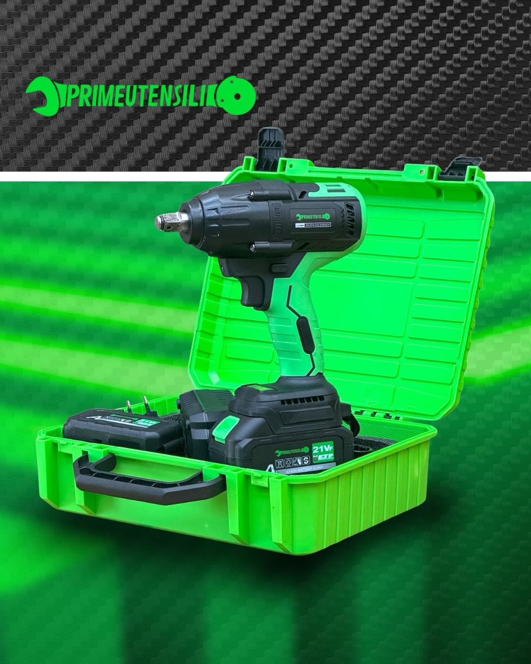 OFFER 700NM Cordless Pulse Screwdriver 2 Batteries Charger Case