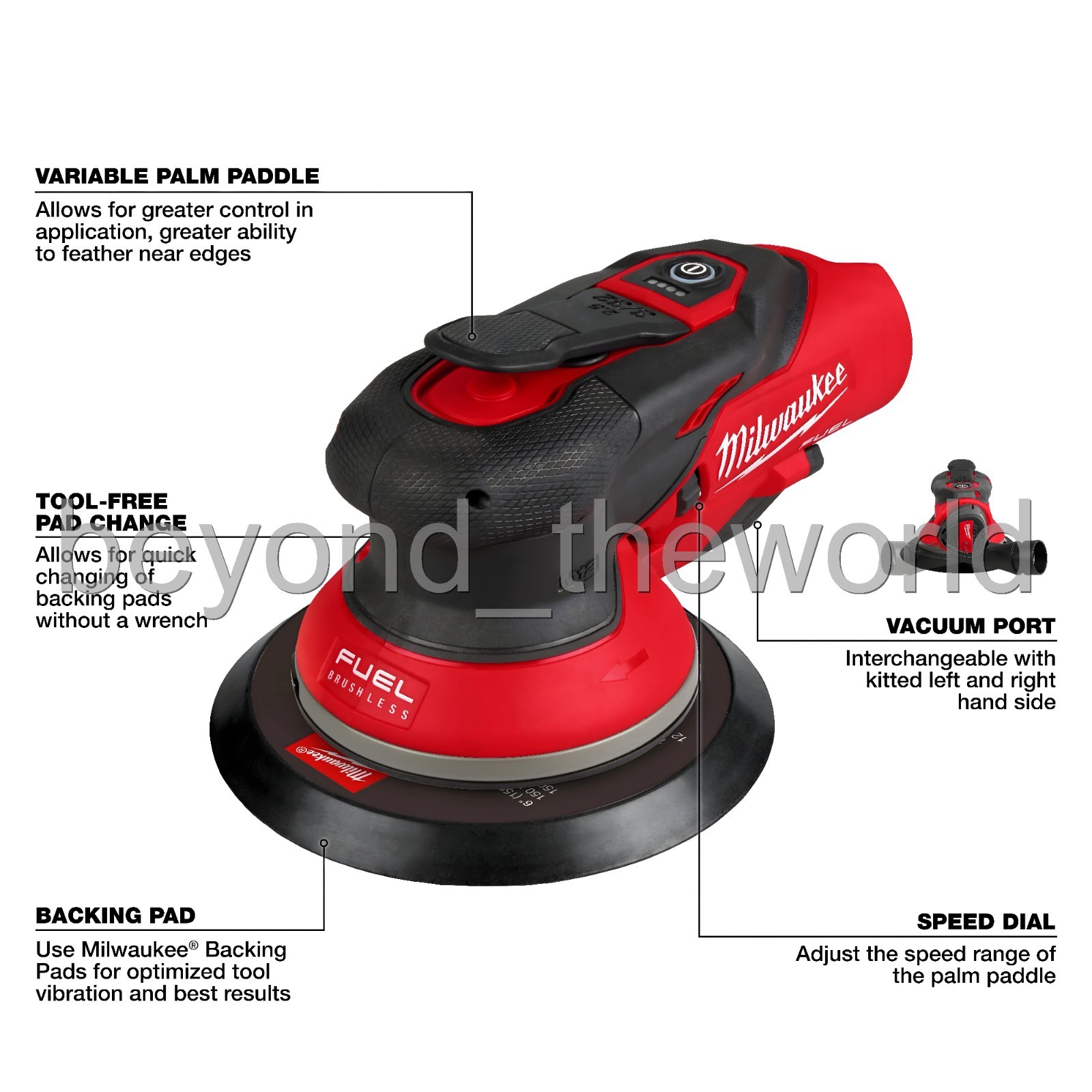 Milwaukee M12FROS50 12V 6&Prime; Random Orbital Sander Tool only