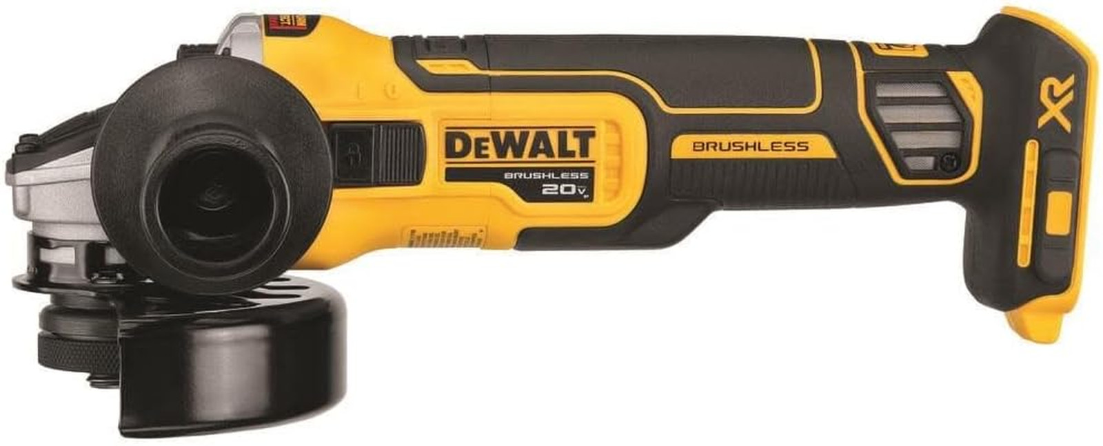 20V MAX* XR Angle Grinder with Kickback Brake, Slide Switch, 4-1/2-Inch, Tool…