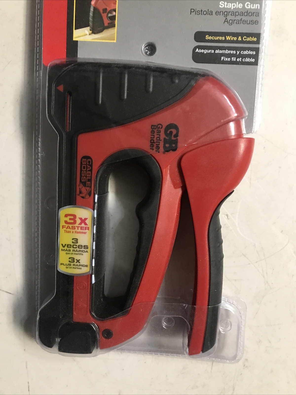 GB Gardner Bender MSG-501 Cable Boss Professional Grade Staple Gun| Wire & Cable