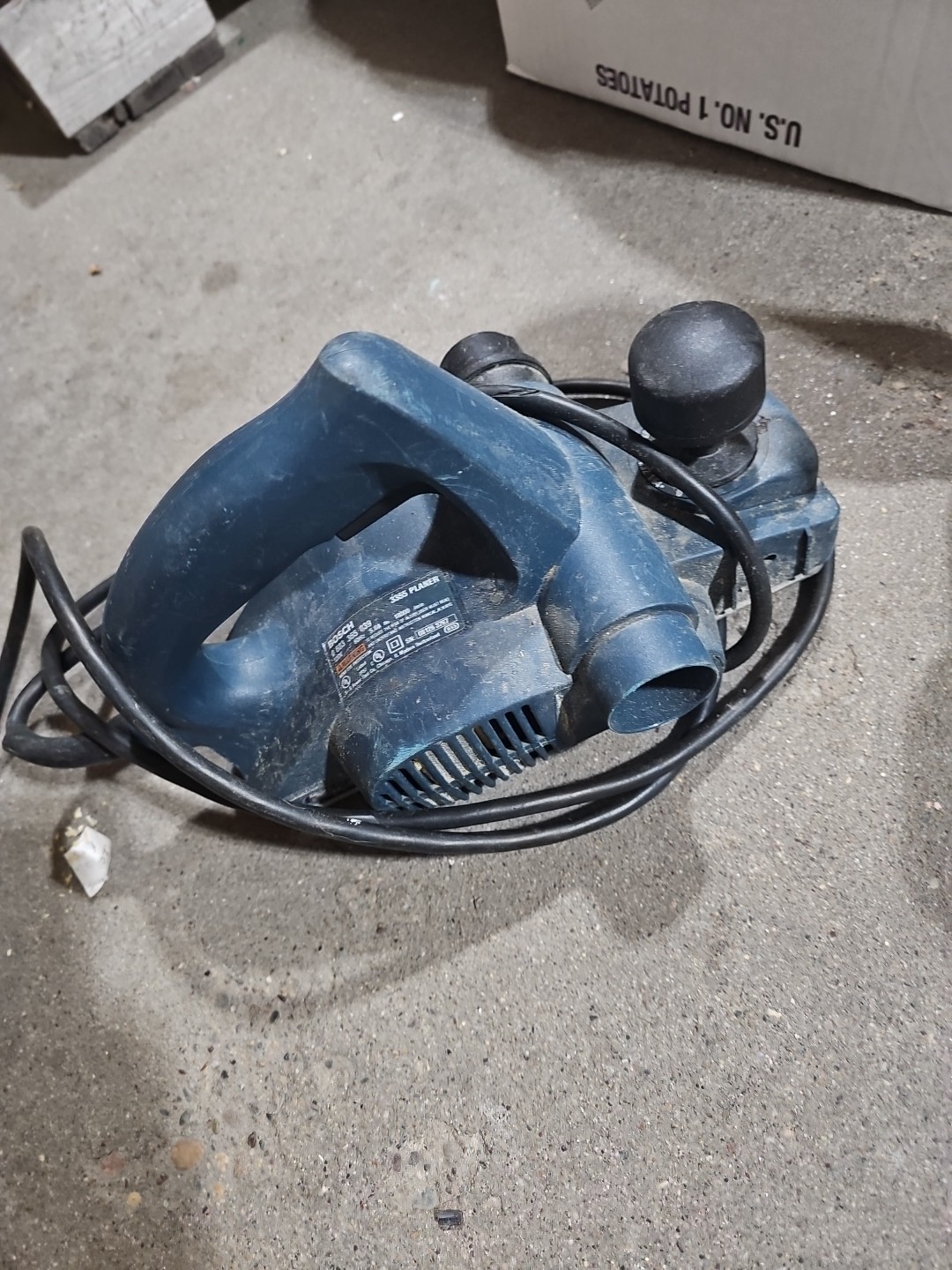 Bosch 3365 3 1/4&Prime; Corded Electric Handheld Power Planer 5 Amp 10,000 RPM Clean