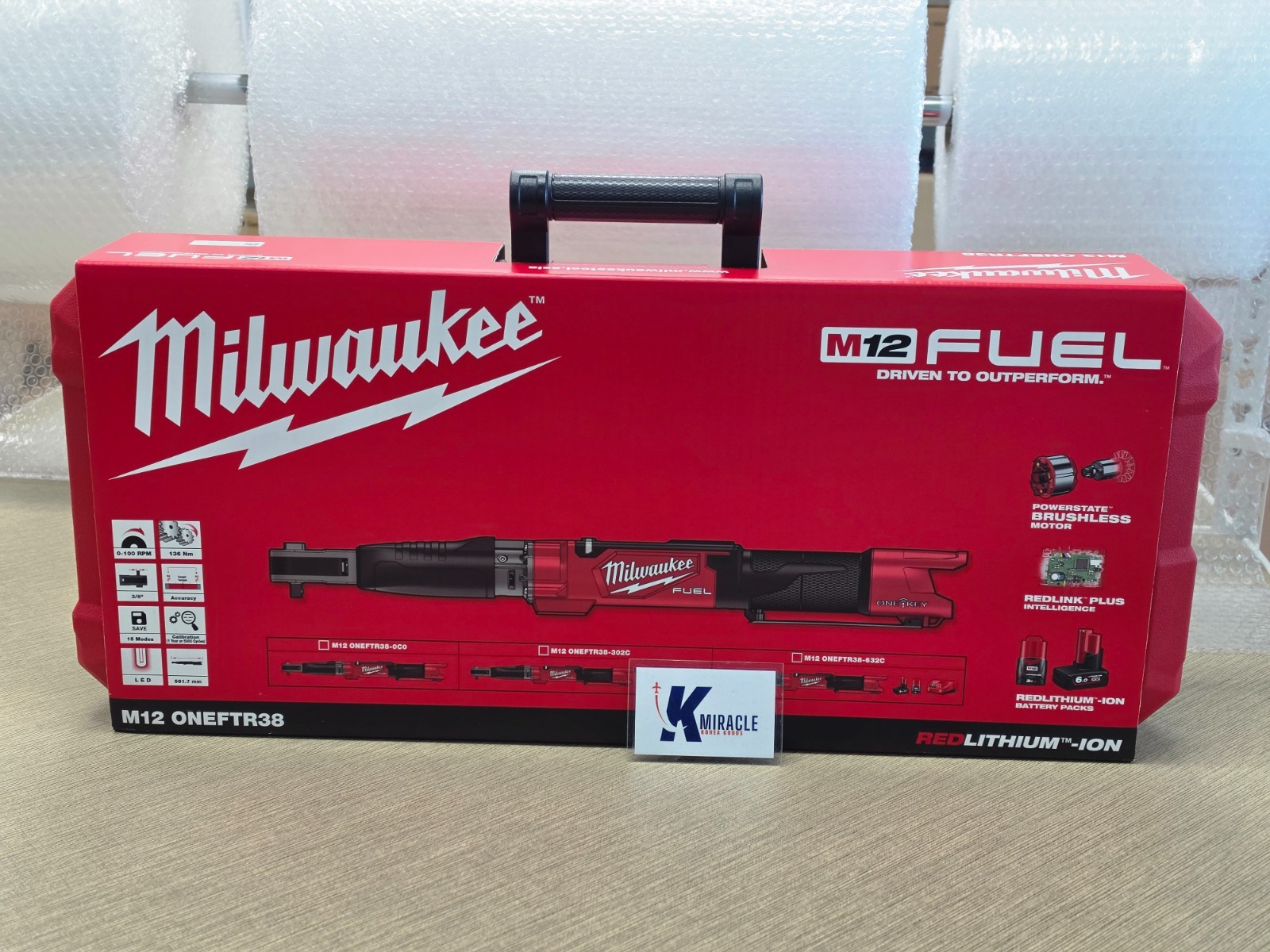 Milwaukee M12 ONEFTR38 12V FUEL 3/8 Digital Torque Wrench / Bare Tool + Case New