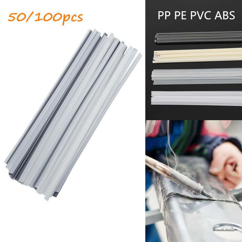 50pcs Plastic Welding Rods ABS/PP/PVC/PE Welding Sticks For Plastic Gun Welder