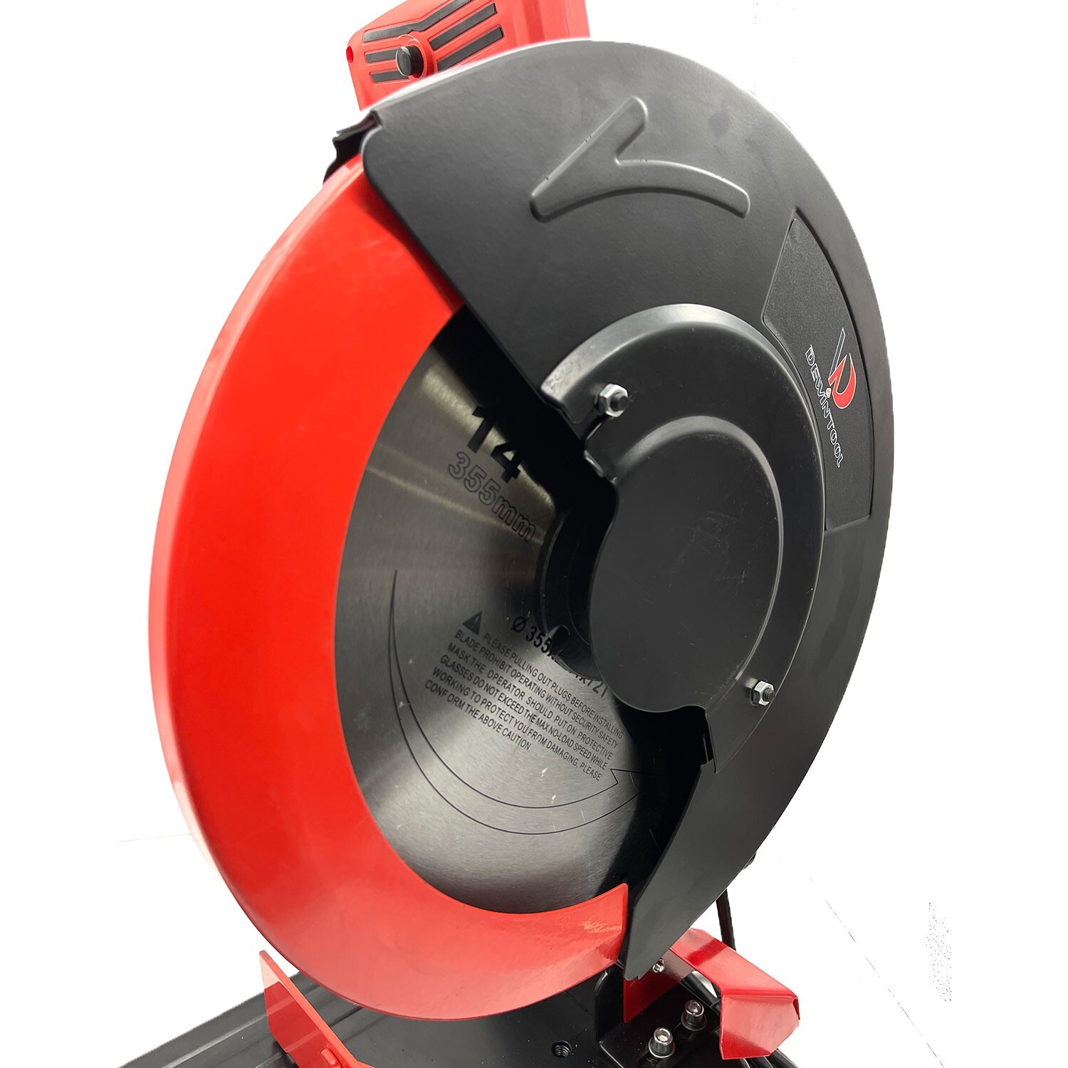 14&Prime; Dry Chop Saw 2000w 1450 RPM Multi Purpose Cut Off 15 Amp Metal Plastic Wood