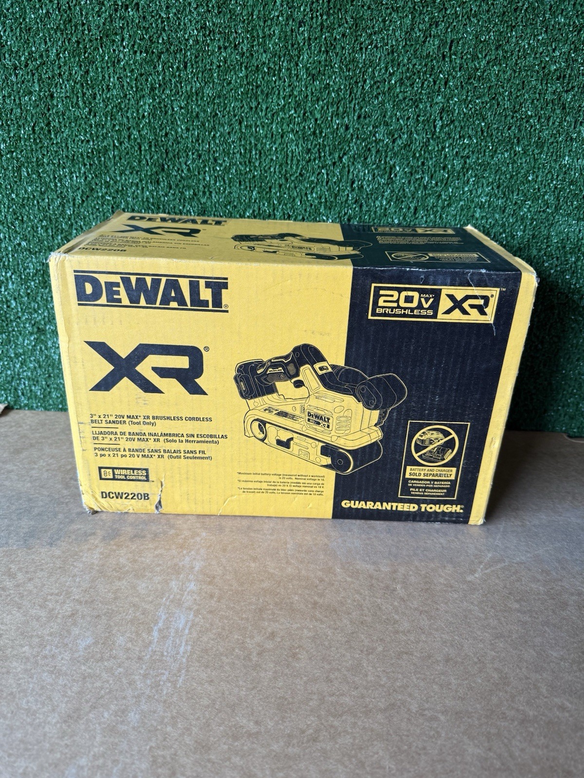 DEWALT 20V Max XR Brushless Cordless Belt Sander Tool Only DCW220 New Sealed