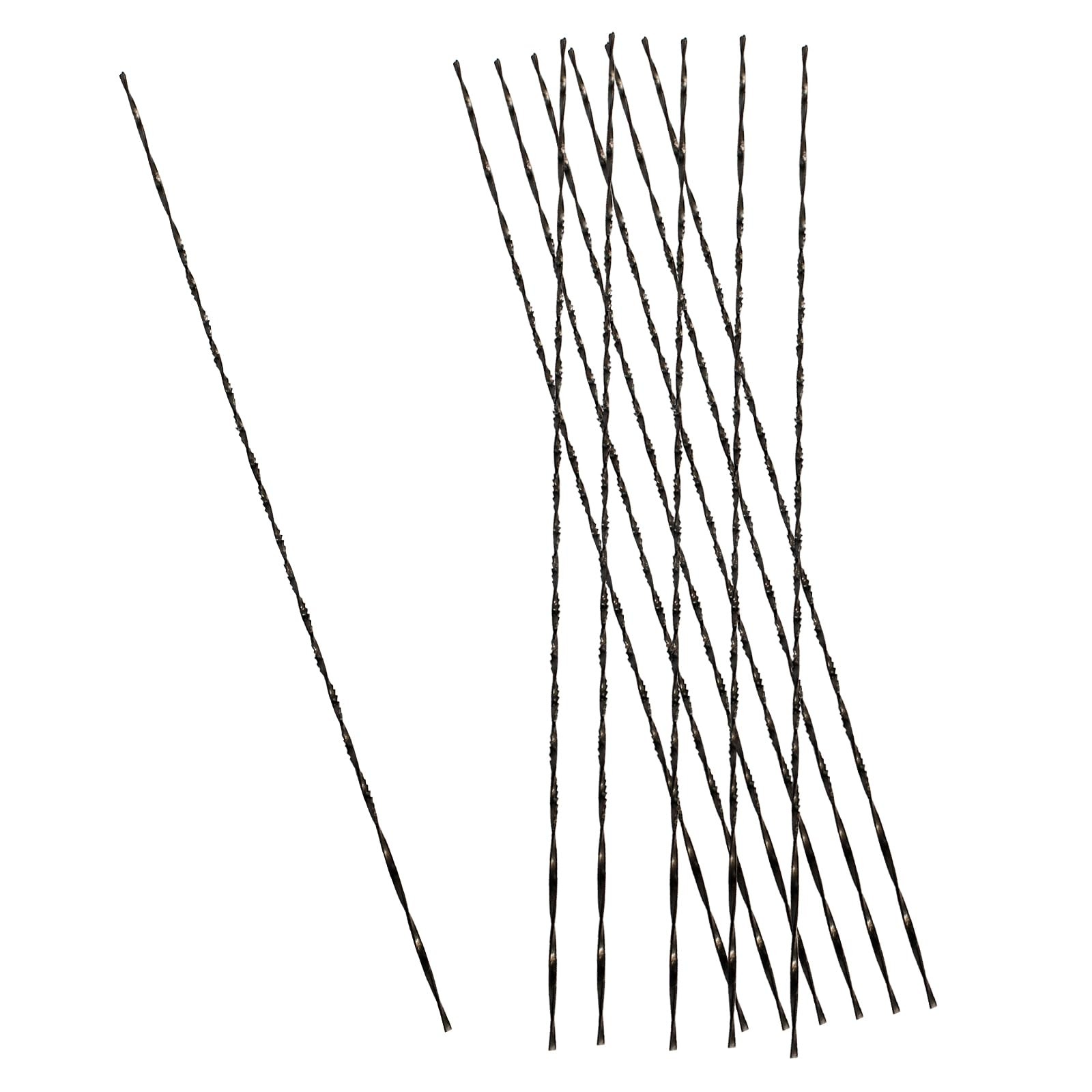 Murtenze 12PCS Spiral Scroll Saw Blades, #6 Fine Wood Cutting