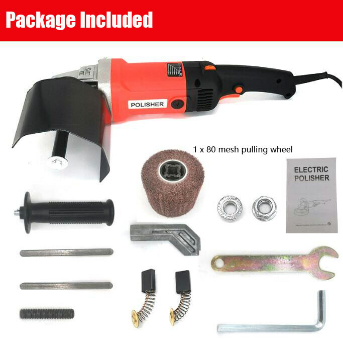 1400W Electric Metal Wood Burnishing Drawing Machine Polisher Burnisher Sander