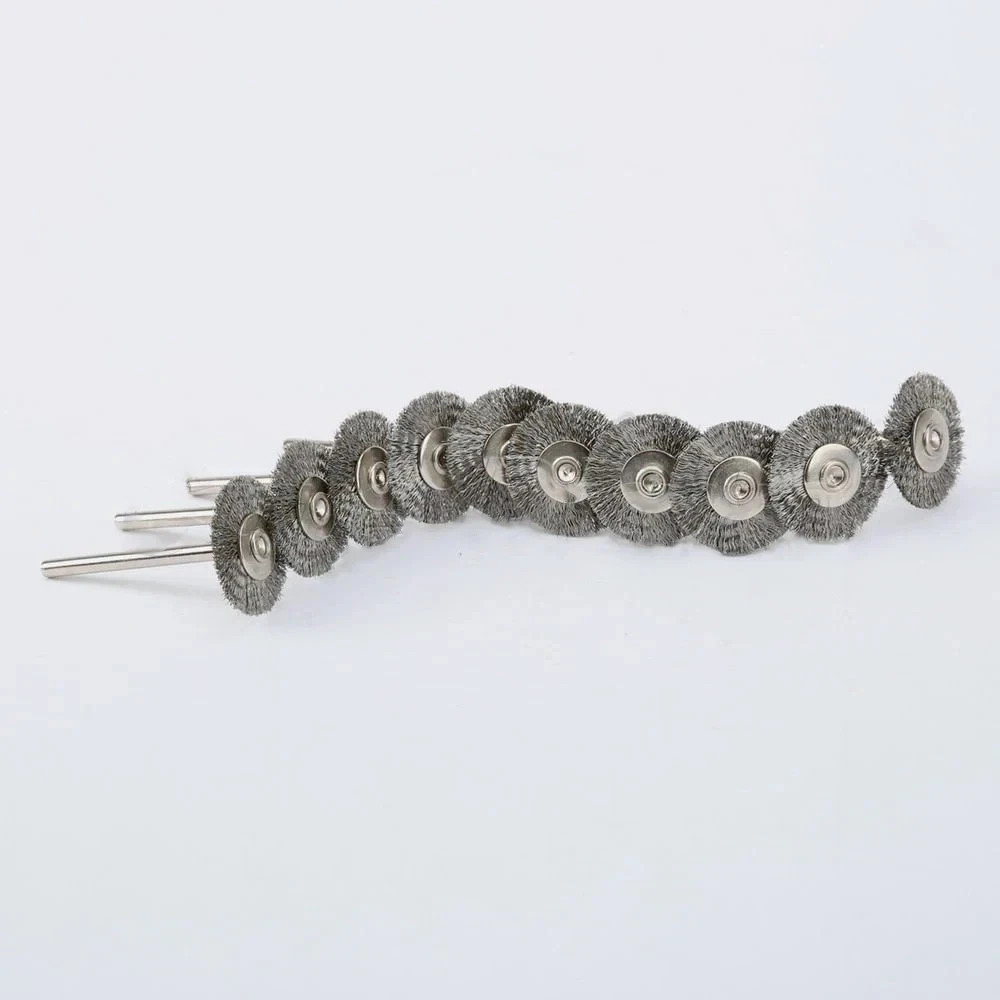 Stainless Steel Wire Brush Set Dremel Tool Rotary Die Grinder Removal Wheel 2019