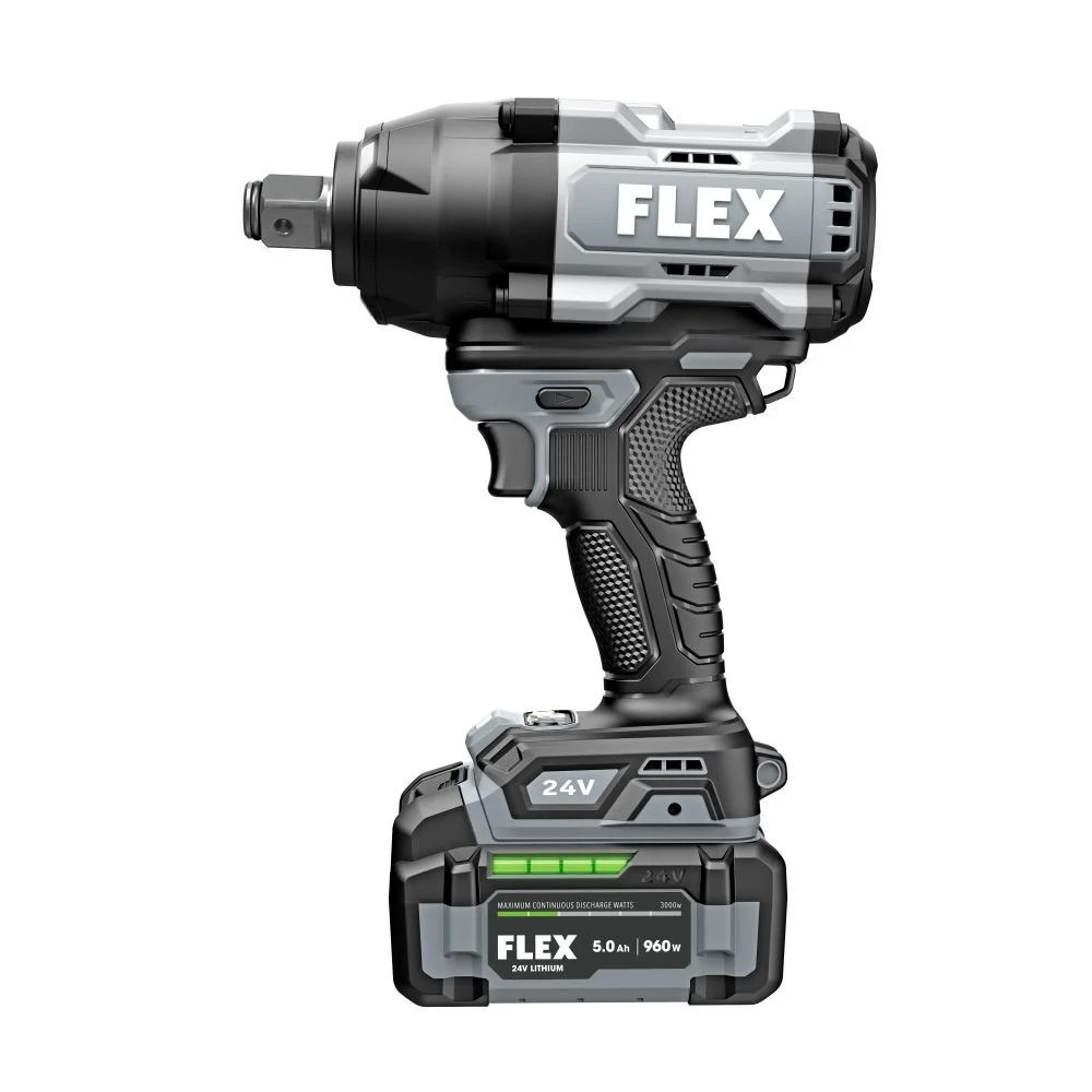 Flex 24V 3/4 Inch High-Torque Impact Wrench Kit