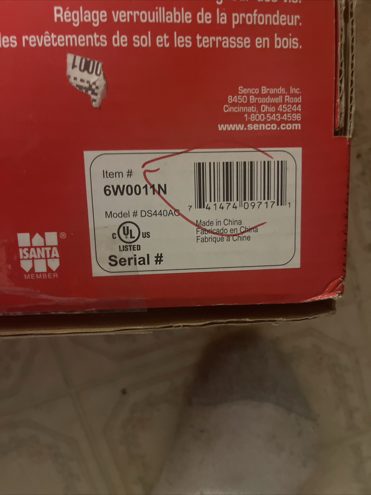 SENCO DS440AC Auto-Feed Screw System New in Box