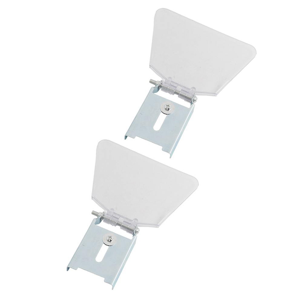 2pcs Grinder Safety Guards Stainless Steel and ABS for 50mm Wide Units