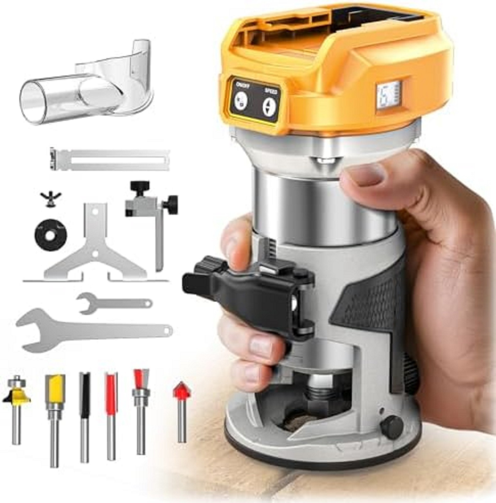 DEWALT DCW600B 20V MAX XR Brushless Cordless Compact Router (Tool Only) New