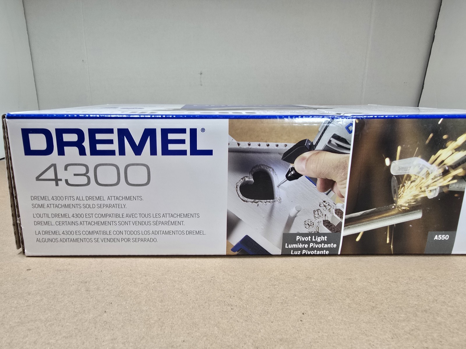 Dremel 4300 1.8 Amp Variable Speed Corded Rotary Tool Kit With 45 Accessories