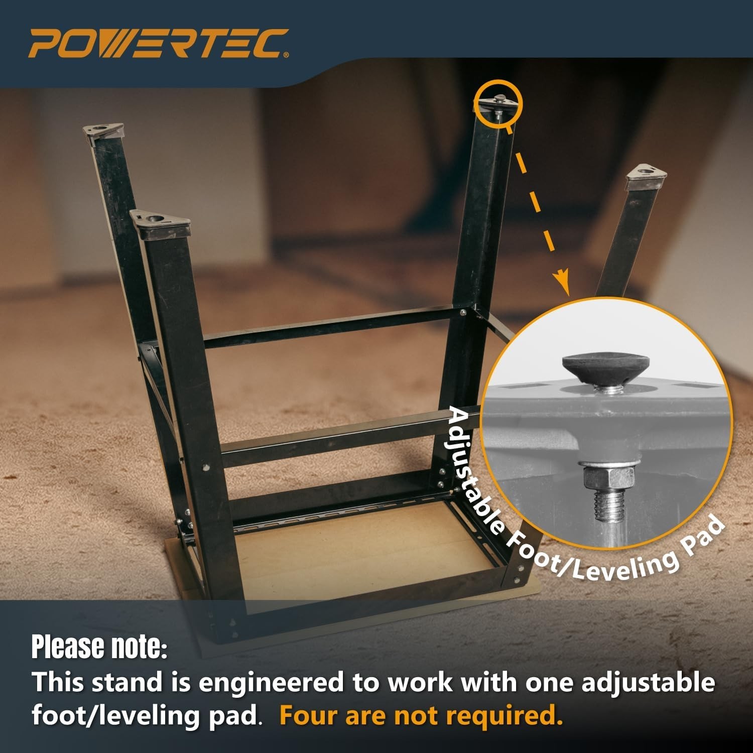 Universal Tool Stand – 32&Prime; Work Height, 500lbs Capacity for All Tools