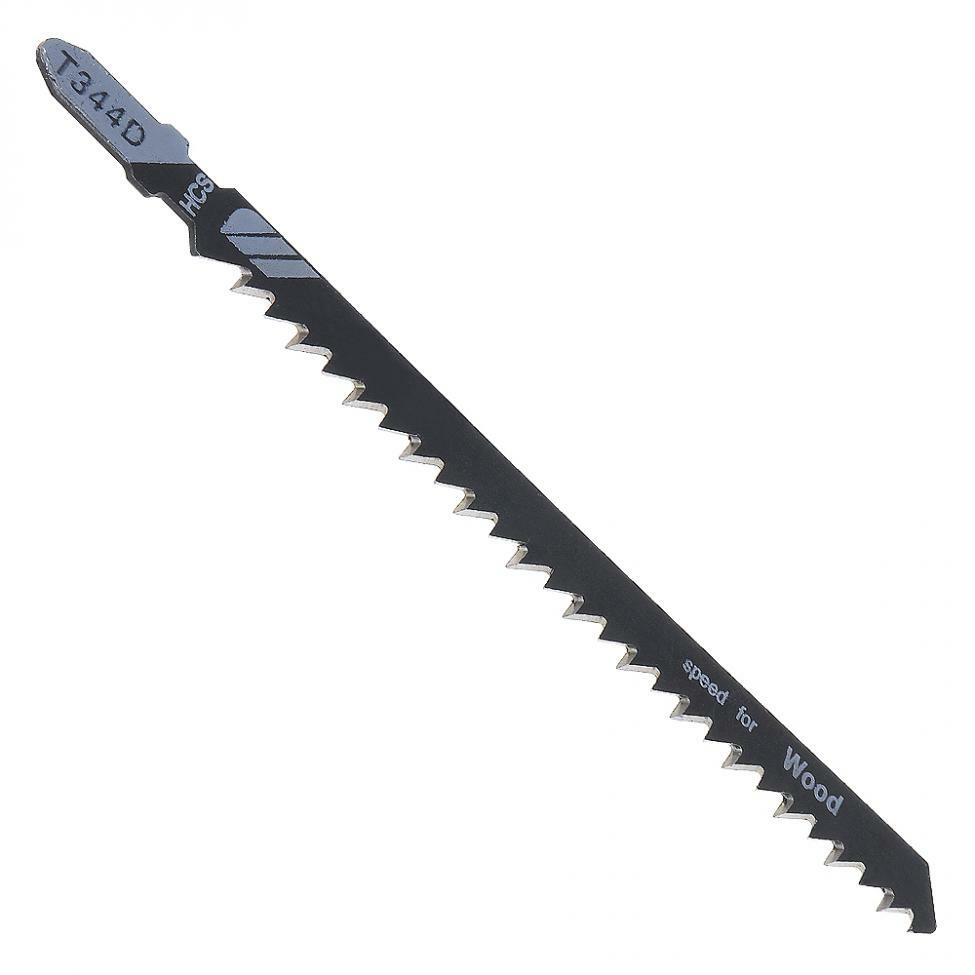 5x T-Shank Jigsaw Blades Jig Saw T344D for Wood Plastic Metal Fast Cutting