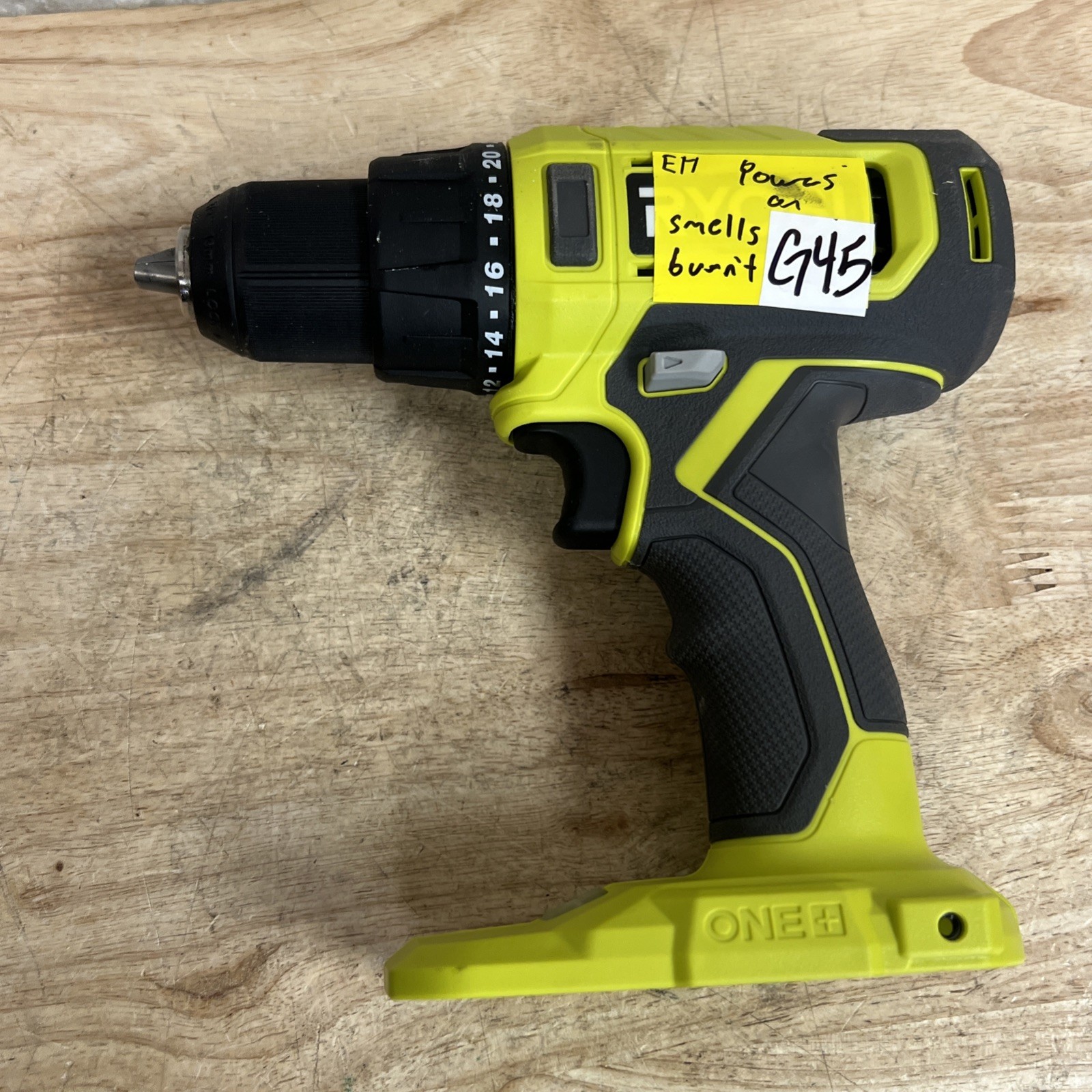 Ryobi 18V One+ (PCL206) 1/2” Drill Driver (Tool Only) – FOR PARTS OR REPAIR