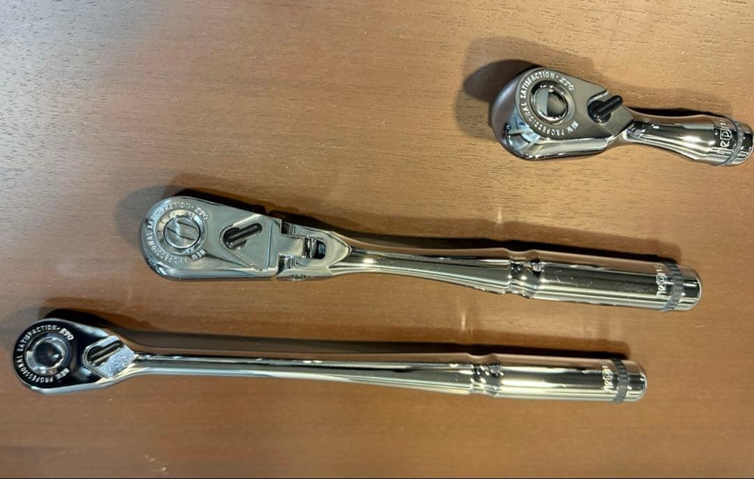 KTC Ratchet Handle 3 Piece Set with Storage Case Kyoto Tool