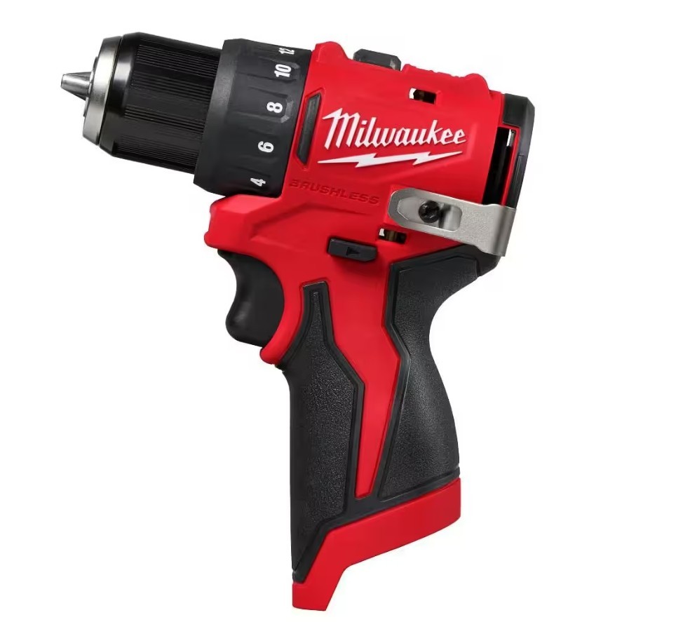 Milwaukee 3401-20 M12 12V 3/8&Prime; Subcompact Brushless Drill/Driver – Tool Only