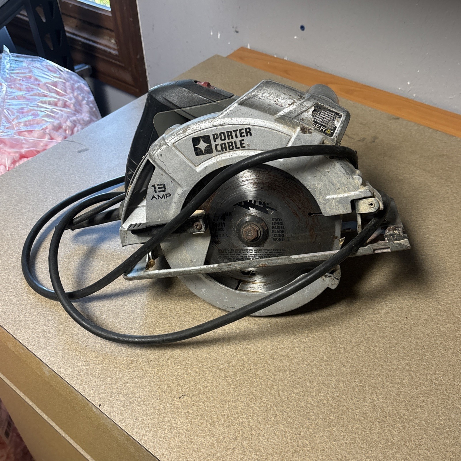 Porter Cable PC13CSL 7 1/4&Prime; 13A Corded Circular Saw with Laser!! FREE SHIP! G2