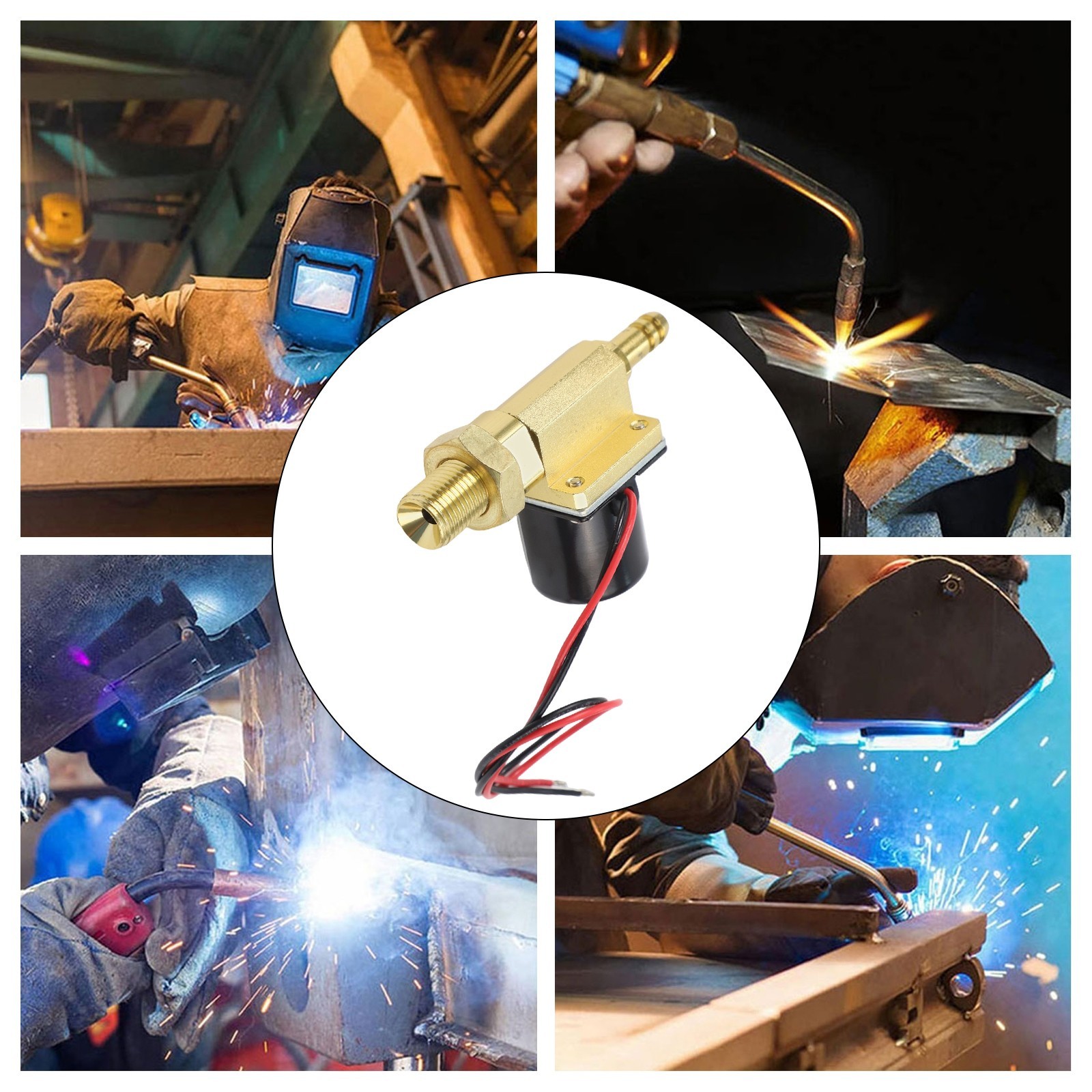 High Flow Solenoid Valve for Welding Machines with Multiple Applications