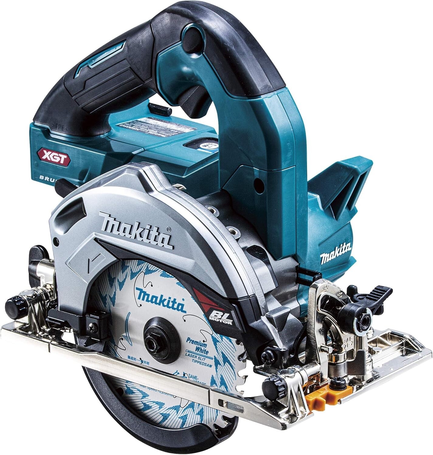 Makita HS005GZ 40v Brushless Cordless Circular Saw 125mm Blue Body Tool Only New