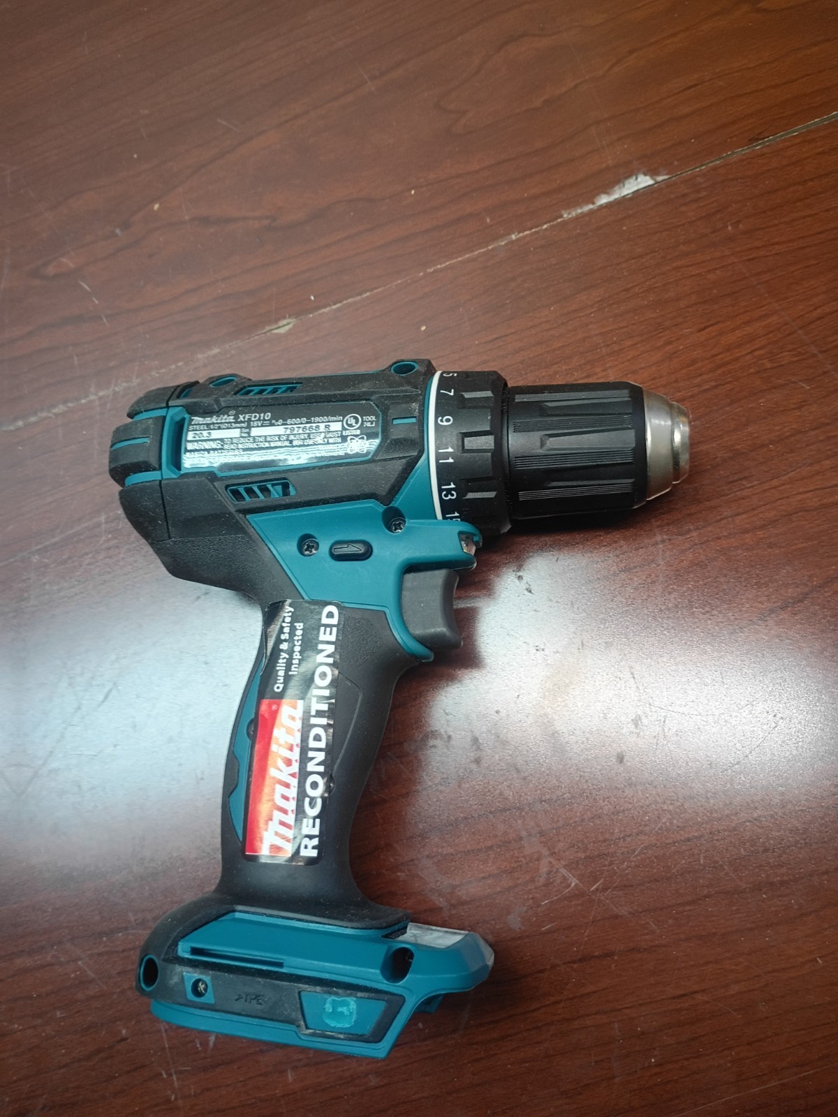Makita XFD10 18V LXT Cordless 1/2&Prime; Driver-Drill Tool Reconditioned