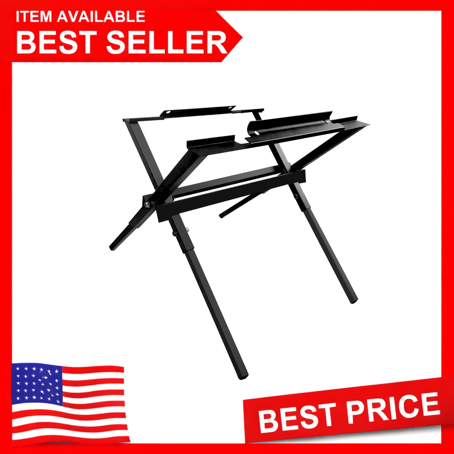 10&Prime; Folding Workbench Table Saw Stand for DW745 DW7480