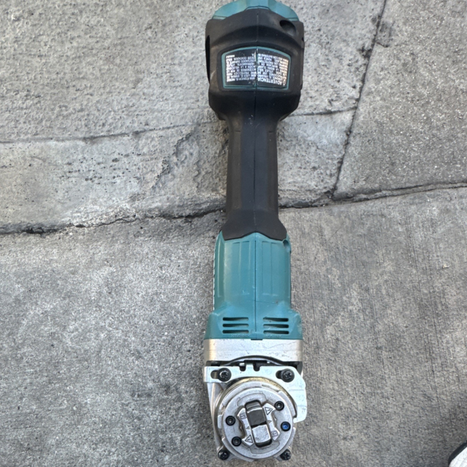 Makita XAG25 18V Cordless Angle Grinder X-LOCK Black Blue Battery Powered