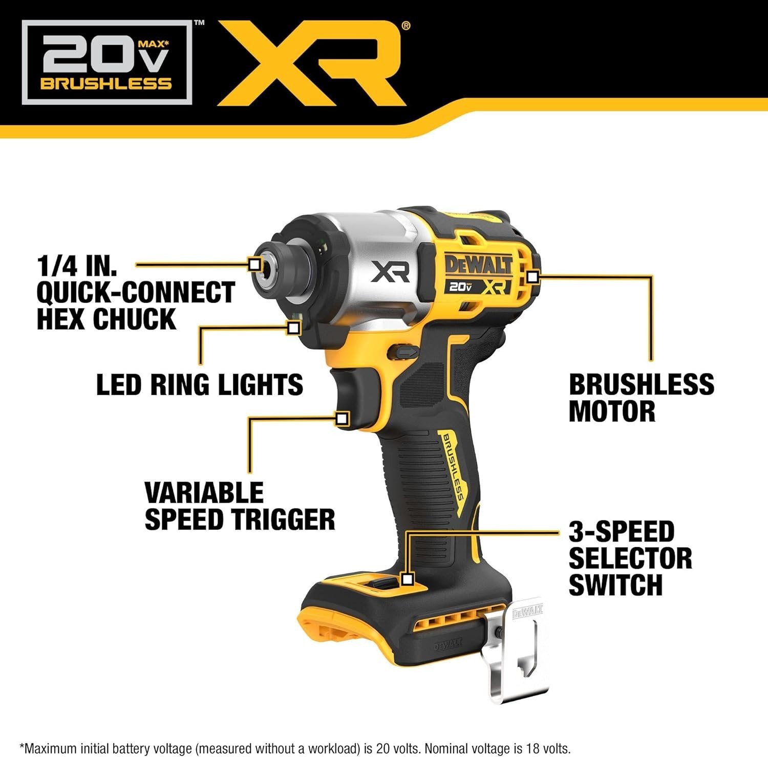 DEWALT 20V MAX XR Impact & Hammer Drill Combo Kit with 2 Batteries & Charger