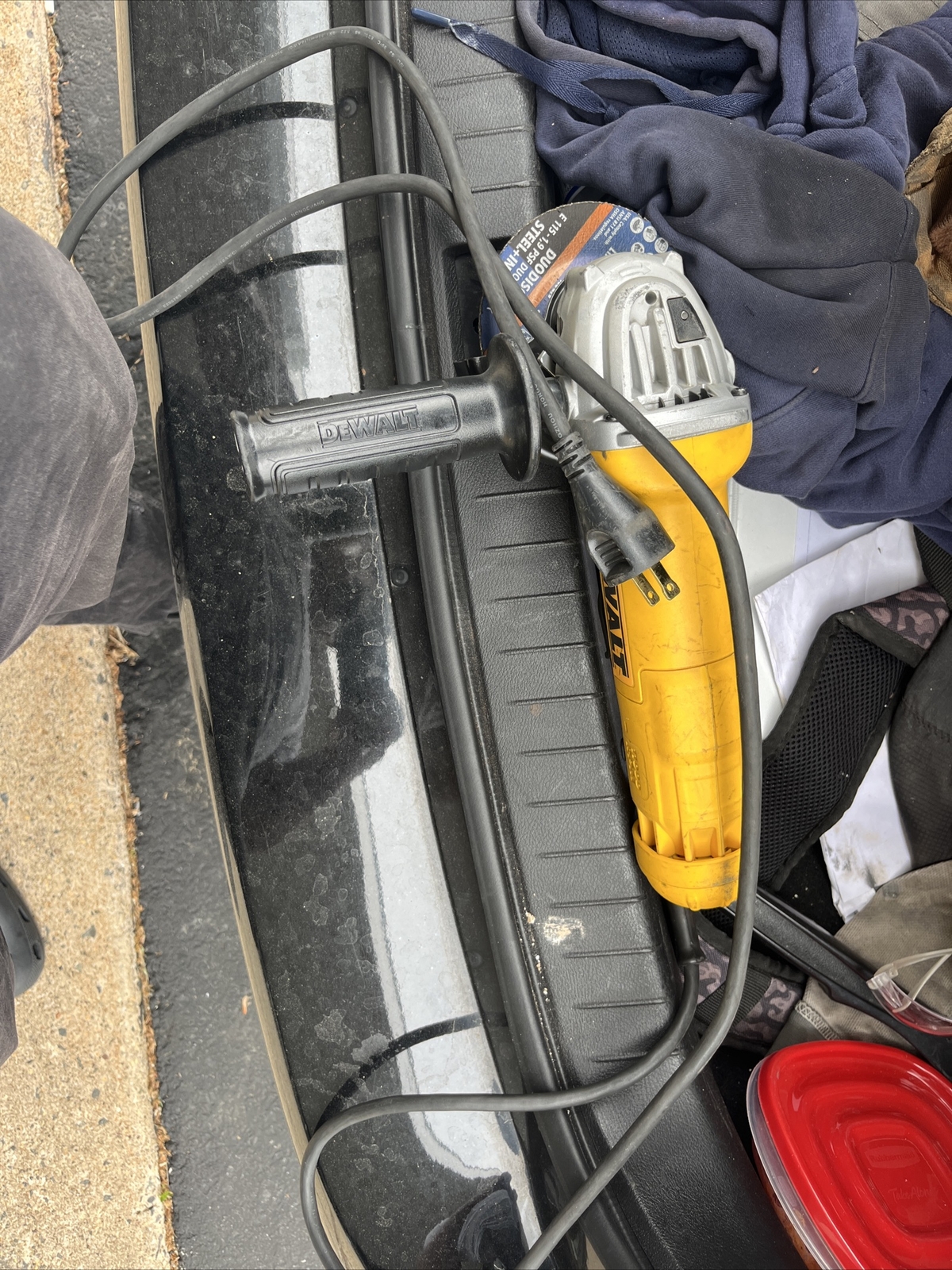 DEWALT DWE402N 120V 4-1/2&Prime; Corded Angle Grinder – Yellow (Body Only)